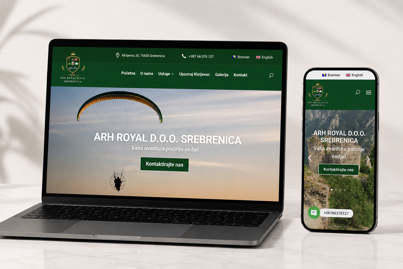ARH ROYAL D.O.O SREBRENICA, BiH Villa Nadia doo Velika Kladuša