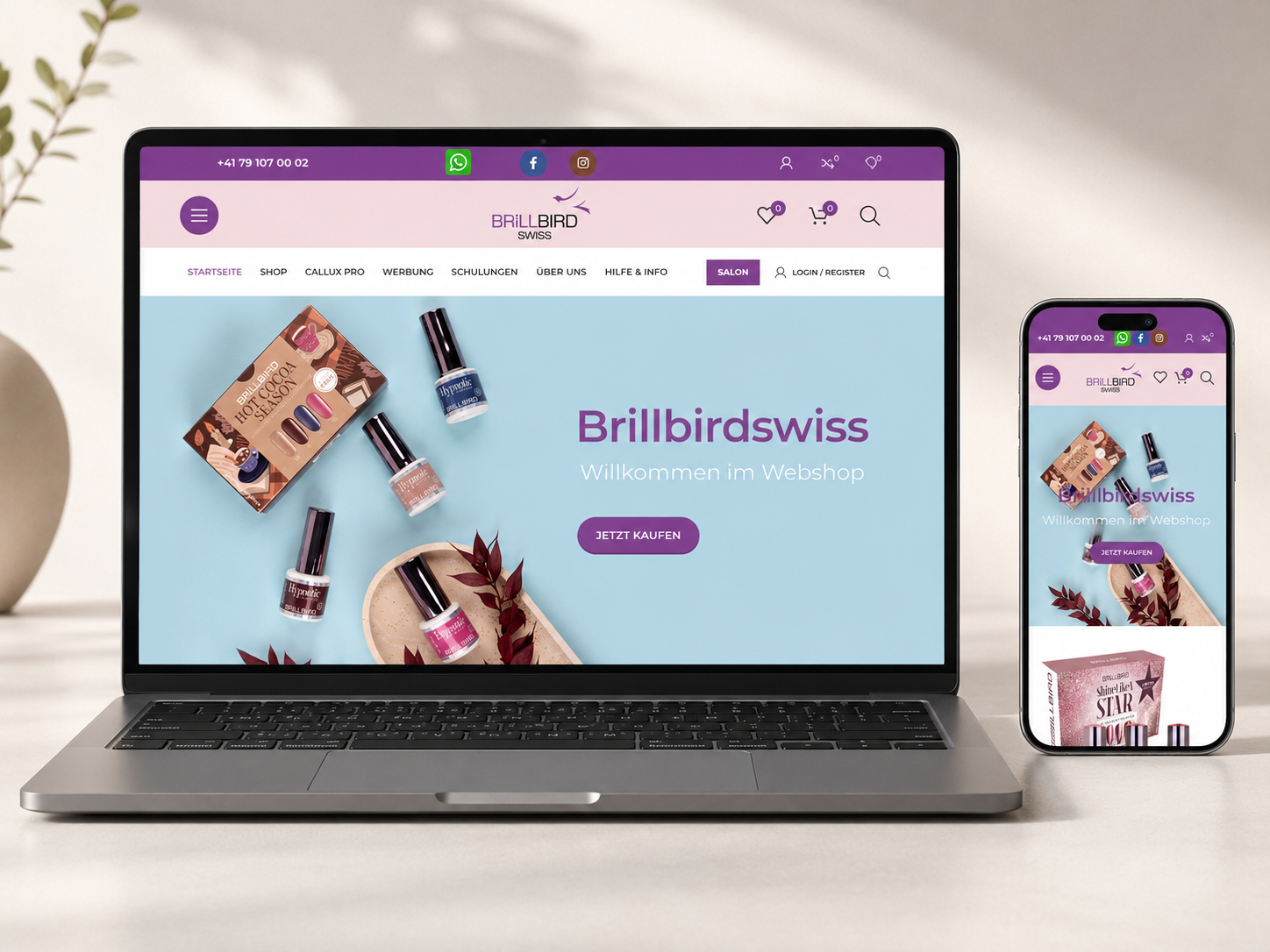 Brillbirdswiss web shop Švajcarska