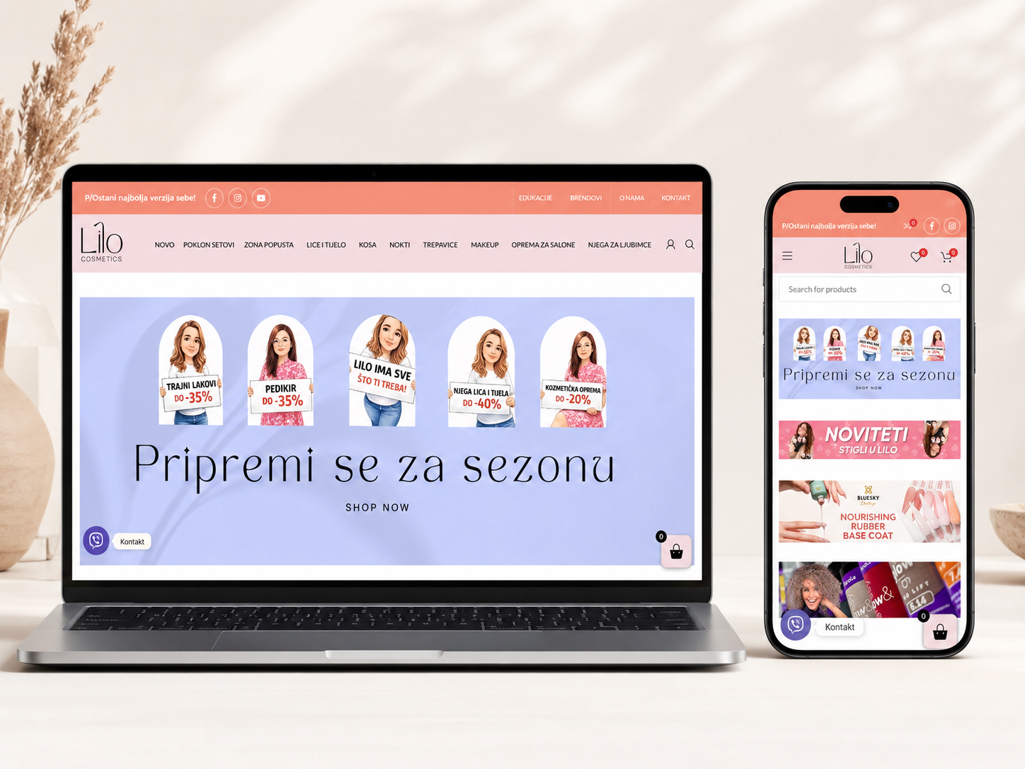 Lilo Comsetics d.o.o. Kakanj, BiH 2 Shop Lilo Cosmetics