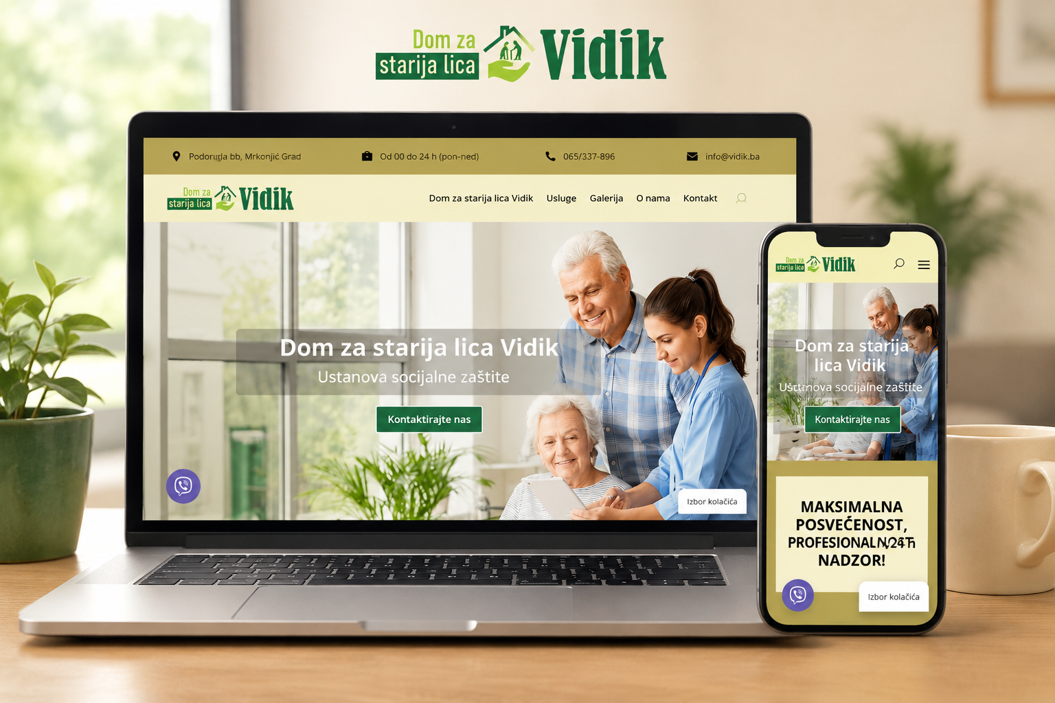 Ustanova socijalne zaštite dom za starija lica Vidik, BiH Dom za starija lica Vidik Mrkonjić Grad